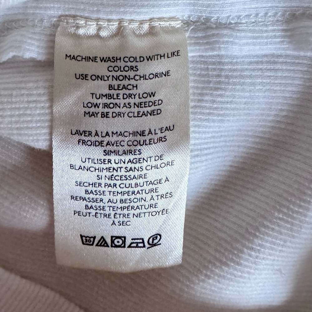 Free People Daisy Chain Cuffed Long Sleeve Top in Ivory sz. XS - Picture 8 of 12